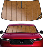 Pigenius Windshield Sunshade for Honda Accord 2023-2026, Custom Front Window Sun Shade - Leather by Pigenius