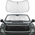 Motor Trend Windshield Sun Shade for Toyota Tundra - Tundra Accessories 2007-2021 - Custom Fit Sun Shade for Car Windshield - Automotive Toyota Truck Window Sunshade Cover for Interior Protection by MotorTrend