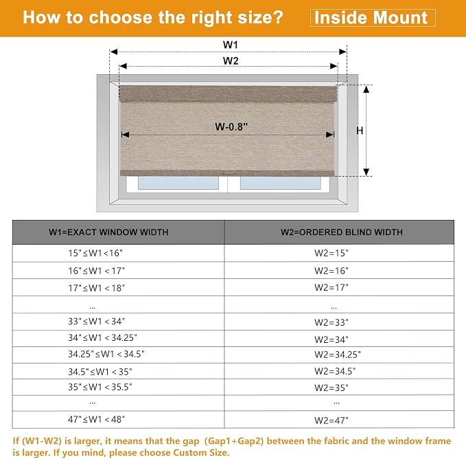 Persilux Light Filtering Roller Shades for Window Blinds,Cordless,Linen Fabric,Thermal Insulated Fabric UV Protection Shades for Home,Office,Bedroom,Door,Light Filtering-Light Brown,22" W X 72" H - Image 6