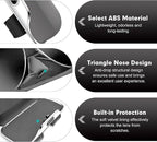 Car Visor Sunglass Holder, Multifunctional Sunglass Holder for Car with Clips, Universal Sun Visor Storage Accessories, for Most Car, SUVs, Trucks (Gray) - Image 4