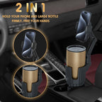 Phone Holders for Your Car, 2 in 1 Universal Stable Cup Car Phone Holder | Adjustable Base with Phone Mount, Hand Free, Long Arm, Non-Slip, 360°Rotation Cup Holder Phone Mount for All Smartphones - Image 3