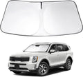 Windshield Sun Shade Sunshade for 2020-2025 Kia Telluride | Full covered for windshield, Foldable & Durable, Block UV Rays, Reduce Heat, Easy to install, Keeps Car Cooler by LHFLIVE