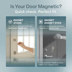 REGAL estate Magnetic Top Down Bottom Up Door Shades, White, 25 x 48 in | Strong-hold MagMount, Thermal insulation, Adjustable privacy for steel doors, Light filtering, Cordless cellular shade - Image 3