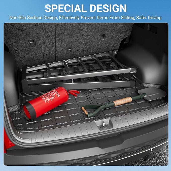 Xipoo Cargo Mats Compatible with 2022 2023 2024 2025 2026 Tucson | Rear Trunk Mats Trunk Liner Replacement for 2022 2023 2024 2025 2026 Tucson Accessories - Image 4
