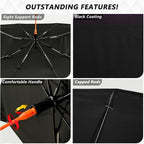 Pink Black Car Sun Shade Windshield Car Umbrella Foldable Uv Ray Reflector Front Window Sun Shade Visor Shield Cover - Image 3