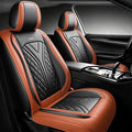 for Subaru Ascent 2019-2026 Car Seat Covers, Full Set, Brown | Luxury Full Coverage Leather Seat Protectors, Waterproof Breathable, Non-Slip, Easy to Install, Airbag Compatible, All-Season by Unknown