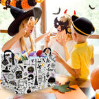 Halloween Ghost thriller basket,Empty Halloween basket,Horror and thriller decor,Trick or Treat Box for Boys and Girls,Horror decor(Magic Halloween) - Image 4