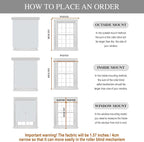 NICETOWN Greyish White Portable Travel Blackout Curtains 48 Inches Long | Thermal Insulated Easy Installation Kitchen Short Curtains Drapes for Living Room, 1 Panel, 52" x 48" - Image 9