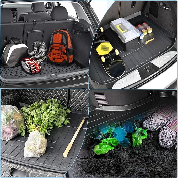 YQ Rear Cargo Liner for 2023-2026 Honda HR-V All Weather TPO Custom Fit | Fits 3rd Gen, 3D Laser Scan Custom Fit, High-Raised Lip, Waterproof Non-Slip Odorless Trunk Tray Accessory - Image 5