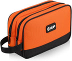 10" Small Tool Bag, Divider Zipper Pouch Tool Box Organizer | Waterproof, Heavy-duty Oxford, Smooth Zipper, Handle, Storage Case for Car Work Tool. Electrician Gift,Orange by UUP