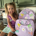 Custom Name Embroidered Backpack Set with Lunch Bag, Personalized Nylon Daypack, Multi-Purpose Casual Backpack for Travel Campus Daily Use - Image 7