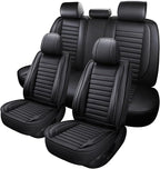 MINGBRON Car Seat Covers,Car Seat Protector Waterproof,Seat Covers Full Set, Car Seat Protectors,Automotive Seat Covers Fit for Most Cars Black - Image 9