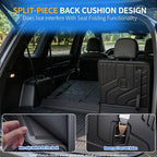 GYGY Trunk Mat and Lower Cargo Liner Set, Fit for 2027 Kia Telluride Hybrid | trunk mat & lower grooved mat (hybrid)All Weather Waterproof TPE Underfloor Storage Tray Cover - Image 8