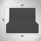Motor Trend FlexTough™ Baseline Rubber Car Floor Mats with Trunk Mat Cargo Liner, Front & Rear Combo Set fits Most Car SUV Van Coupe Sedan, Heavy Duty All Weather Trim to Fit - Image 8