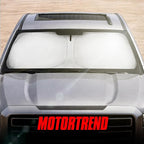 Motor Trend Custom Fit GMC Sierra & Chevy Silverado Windshield Sun Shade - Fits All (2014-2018) Trims - Car Windshield Sunshade Sierra & Silverado Accessories - Automotive Interior Protection - Image 9