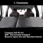 HKZ Customized Special seat Cover for Toyota Corolla (Black with Red Trim, 2014-2019 Corolla L LE LE Eco XLE Sedan) - Image 3
