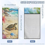 Sea Turtle Print Car Seat Covers for Front Seats Beach Shell Print Towel Car Seat Cover with Storage Bag Universal Fits Most Cars,Truck and SUV - Image 7