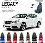 for Subaru Legacy 2008-2026 Car Seat Covers, Full Set, Beige | Luxury Full Coverage Leather Seat Protectors, Waterproof Breathable, Non-Slip, Easy to Install, Airbag Compatible, All-Season - Image 4