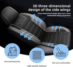 Car Seat Covers Fit for Subaru Impreza 2012-2026 Front Set | Faux Leather Waterproof Automotive Seat Protectors,Compatible with Airbags,Easy to Install,2 Seats Grey - Image 5