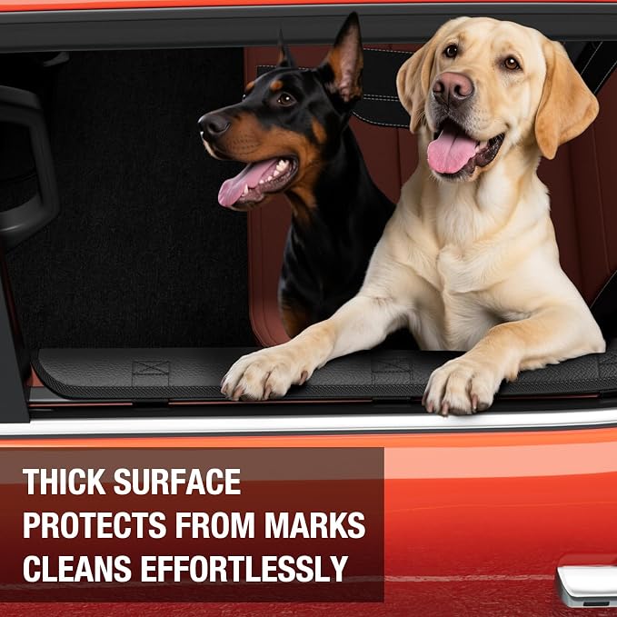 Surfcabin Dog Car Door Protector: 20% Larger Design for Trucks & Large SUVs | Thickened Waterproof Fabric, 2 Packs Full Door Panel Covers, Protects Doors from Dog Scratching - Image 3