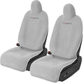 Premium Microfiber Towel Tesla Model Y Juniper/3 Seat Cover, Waterproof | Sweatproof | Machine Washable | Non-Slip, Seat Protector for Tesla Model 3/Y 2016-2026 Interior Accessories - (2Pack, Gray) by TEWORLD