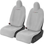 Premium Microfiber Towel Tesla Model Y Juniper/3 Seat Cover, Waterproof | Sweatproof | Machine Washable | Non-Slip, Seat Protector for Tesla Model 3/Y 2016-2026 Interior Accessories - (2Pack, Gray) by TEWORLD