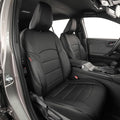 EKR Car Challenger Seat Covers 2008-2010,Leatherette Full Set | Custom Fit for Dodge Challenger 2008 2009 2010-Faux Leather(Black) by EKR