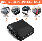 MIDABAO 20 Cubic Waterproof Duty Car Roof Top Carrier-Car Cargo Roof Top Bag, Waterproof & Coated Zippers includes Anti Slip Mat with or without Racks (20 Cubic Feet) - Image 3