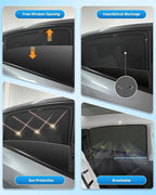 Car Window Shade for Toyota Sienna 2021-2025,2 Pack UV & Glare Protection, Breathable Privacy Screen, Insect & Bug Blocker Magnetic Mesh Side Rear Sun Shades for Baby Camping, Napping & Travel - Image 5