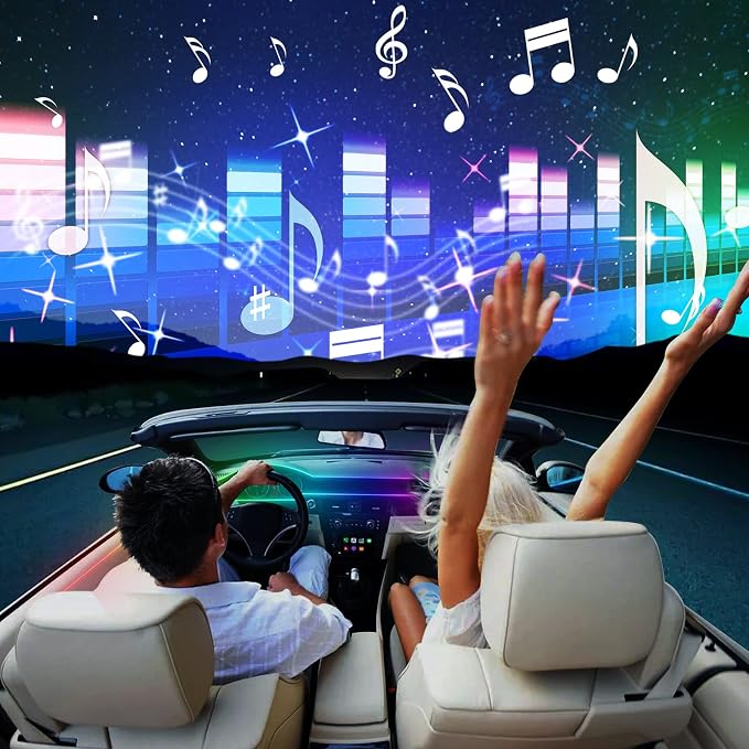 Dreamcolor Acrylic Interior Car LED Strip Light - 14-inch, Fits Dreamcolor Controller Kit - Image 5