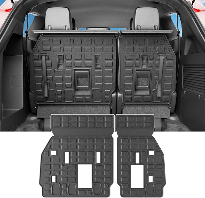 powoq Backrest Mat Compatible with 2021-2026 Toyota Sienna 3rd Row Back Seat Protector TPE Cargo Liner Cargo Mat Replacement for 2021 2022 2023 2024 2025 2026 Toyota Sienna Accessories(Backrest Mat) by powoq