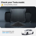 All Weather Cargo Liners for Tesla Model 3 Trunk Mats,Front Frunk and Rear Trunk Tray Mats Protector 2021 2022 2023 Accessories - Image 2
