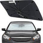 Windshield Sun Shade for Honda Accord 2003-2012, Foldable Umbrella Sunshade | Custom Fit Car Sun Visor with 360° Rotating Shaft, UV Protection Heat Shield Sun Blocker Heat Reflector and Easy Storage by Visufy