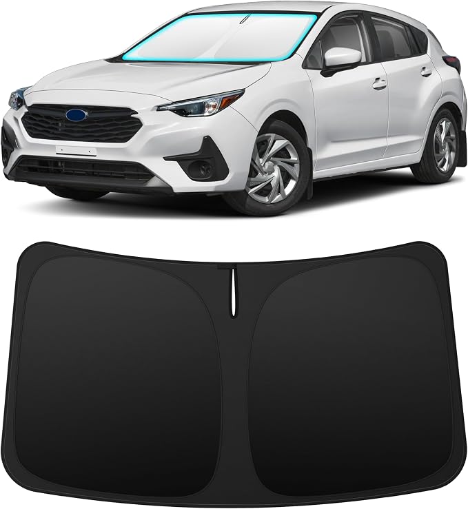 INSAUTO Custom Fit Windshield Sun Shade for Subaru Impreza 2024-2026 | Foldable Front Window Sunshade Car Accessories, UV & Heat Reflector, Keeps Interior Cool, Includes Storage Bag by INSAUTO