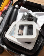 Small Clear Makeup Bag for Women, Mini Cosmetic Bag Portable Makeup Pouch Organizer with Zipper Waterproof Travel Cosmetic Case Cute Travel Toiletry Bag Car Organizer for Essentials - Image 7