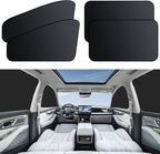 ZATOOTO Magnetic Car Window Shades 4 Pack, Car Window Curtains for Camping | Full Blackout for Privacy, 99% UV‑Block, Heat Insulation, Breastfeeding, Napping, Camping, and Travel, Metal Frame Fit - Image 9