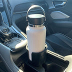 Car Cup Holder Expander (Long Base) - Adjustable Expandable Insert Extender, Automotive Adapter Holds Hydro-Flask, Yeti, Nalgene, Large (32 40 oz) Water Bottles, Big Drinks - Universal - Image 3