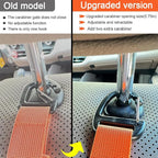 Car Headrest Hooks, Backseat Storage Organizer Hangers, Universal Vehicle Seat Back Hooks, 4 Pack (Orange) - Image 2