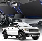 SINGARO 300T Universal Car Windshield Sun Shade, Foldable Reflective for Windshield & Window Shades with Overlapping Design, Car Interior Accessories (68.8" L x 35" W) by SINGARO