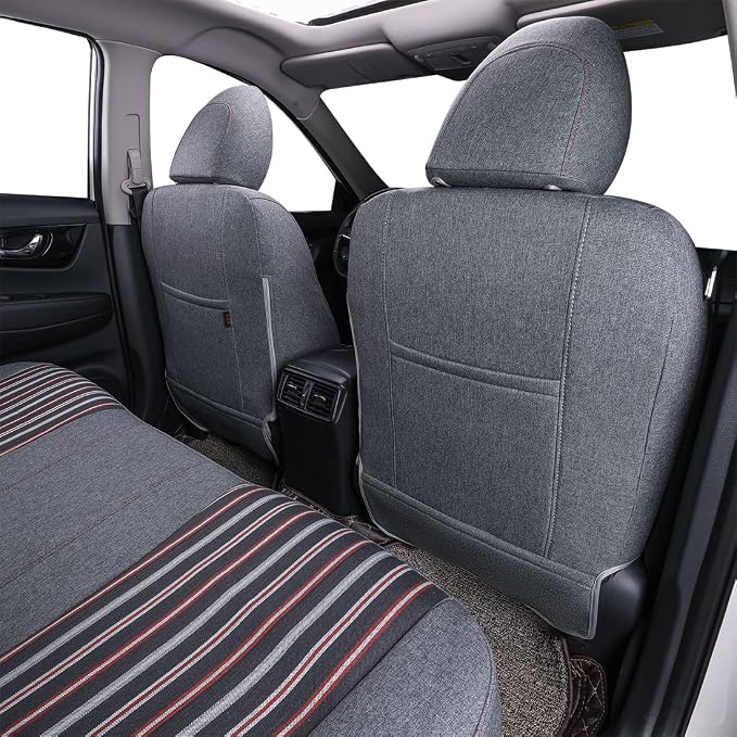 coverdream Custom Fit Corolla Hybrid Car Seat Covers for 2020-2024 Toyota Corolla Sedan Hybrid LE,2023-2024 XLE,Full Coverage Polyester Seat Protector(Full Set) - Image 4