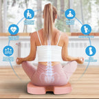 Seat Cushion for Office Chair, Memory Foam Chair Cushion, Pink | Office Chair Cushion for Car, Airplane - Chair Pad for Long Sitting Sciatica, Hip, Coccyx,Tailbone Pain Relief, Butt Pillow - Image 4
