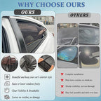 Car Window Shades,2 Pack Car Side Window Sunshade,Breathable & Retractable | (Front Windows)Car Window Shade for Baby,Universal Fit Most of Cars,Glare Shield,Protect Privacy - Image 3
