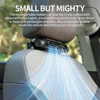 Car Seat Fan for Driver & Backseat - 2026 Upgraded Mini Portable USB Back Cooling Fan Kids Baby Quiet headrest Neck Fan Accessories with 3 Adjustable Wind Speeds for Almost Vehicle Jeep Van RV Truck - Image 2