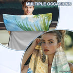 Sea Turtle Print Car Seat Covers for Front Seats Beach Shell Print Towel Car Seat Cover with Storage Bag Universal Fits Most Cars,Truck and SUV - Image 5
