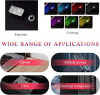 Yourkar 4 PCS USB LED Car Interior Atmosphere Lamp, Plug-in USB Interface Trunk Ambient Lighting Kit, Night Led Decoration Mini USB Light, Universal Interior Car Accessories (White+Red) - Image 5