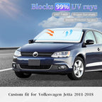 Sun Shade Sunshade for VW Jetta 2011-2018 Windshield Cover | 4-Layer Front Window Shade Custom fit Volkswagen Jetta Sun Visor 240T Foldable Shade Shield Blocks UV Rays Accessories - Image 8