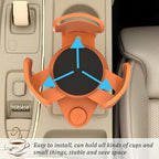 2 in 1 Car Cup Holder Expander, Multifunctional 360° Rotating Vehicle Cup Holder Adapter with Adjustable Base, Auto Interior Drinks Bottles Expander, Universal for Sedan RV Truck - Image 4