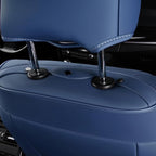 Seat Covers for Cars, Seat Covers Full Set 5 Seats, Waterproof Leather Car Seat Covers, Front and Rear Seat Covers, Universal Seat Protector Accessories for Most Vehicles-Blue&White - Image 7
