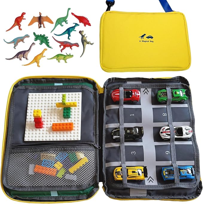 Portable Busy Travel Toys for boys, Quiet Car Airplane Trip Toddler Toy | On-the-Go Play Set,Toy Storage Bag , Essentials & Activities for Long Travel Camping, Gift for Kids Ages 3-5 & 4-8 Years Old - Image 9