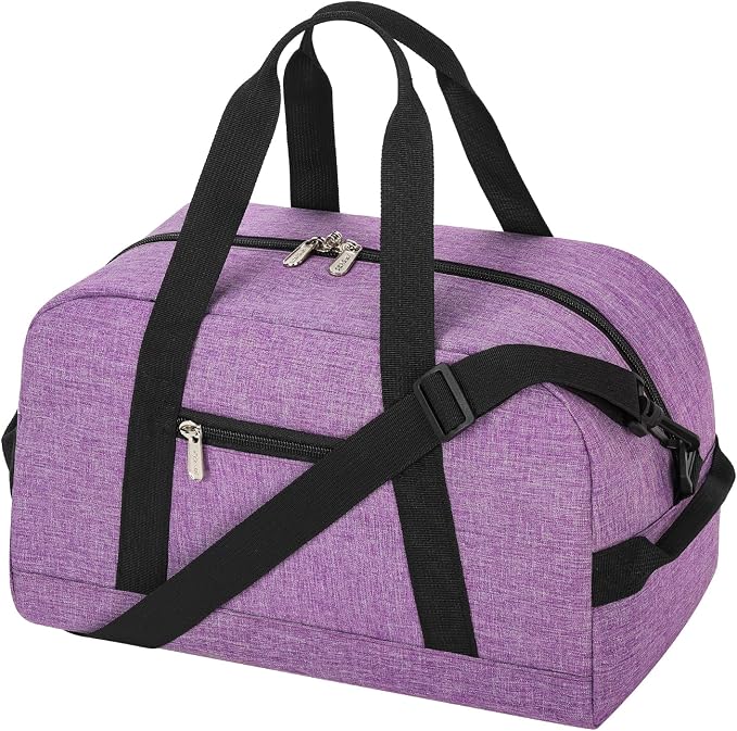 Apenze Small Gym Bag 14 inch lightweight Carry On Mini Duffel Bag for Travel Sport - Lavender Purple by APENZE